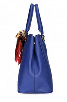 DUDU timeless scarf handbag-blue